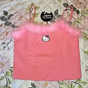 Dollskill, hello kitty and friends bubblegum pink going out tank